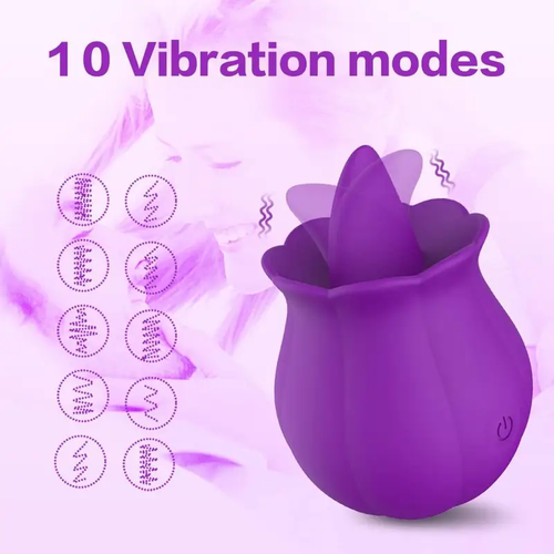 10 speed Suction Sucking Rose Female Anniversary Birthday Gift Massage-Mute-Toy - Picture 7 of 27