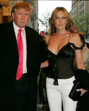 Donald Trump & Melania Posing 8x10 PHOTO PRINT