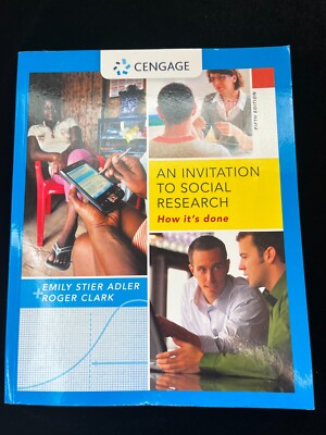 An Invitation to Social Research: How It's Done - Paperback -New Unopened