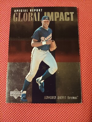 1996 ANDRUW JONES UPPER DECK GLOBAL IMPACT BASEBALL CARD #196