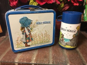 vintage holly hobbie lunch box