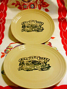 2 Vintage Holt Howard Serving Plates
