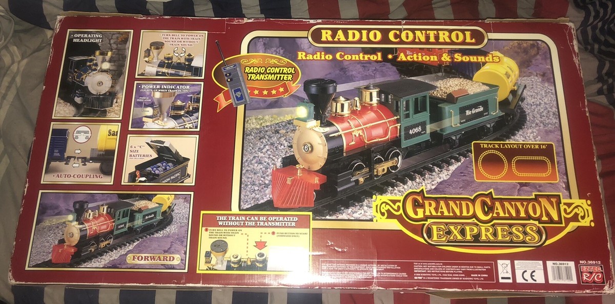 GRAND CANYON EXPRESS TRAIN SET. NO. 36912 RADIO CONTROL w