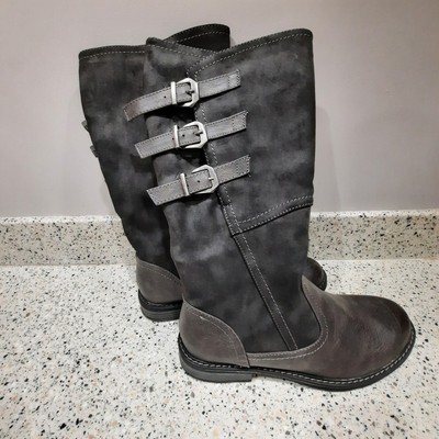 Patrizia Dercetis Gray Leather Tall 