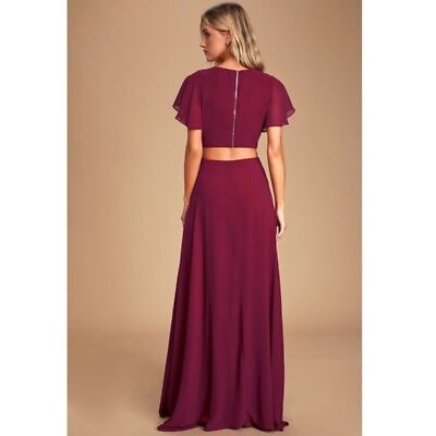 burgundy dress semi formal Sexy Burgundy Satin Prom Dresses with Belt Off the Shoulder Formal Dre –  Viniodress main image 1
