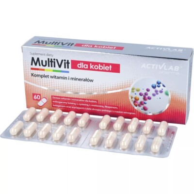 MULTIVIT DLA KOBIET/ FÜR FRAUEN 60 Kaps. MULTIVITAMIN Activlab