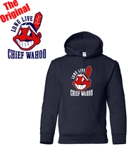 Cleveland Indians Long Live Chief Wahoo & Forever CW Hooded Sweatshirts BIG SALE