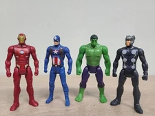 4x Marvel Avengers 3.75 inch Articulated Action Figures Set