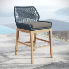 Wellspring Counter Stool in Blue Graphite