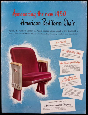 AMERICAN SEATING Bodiform ヴィンテージ椅子 AMERICAN SEATING Bodiform ヴィンテージ椅子 1958's American Seating