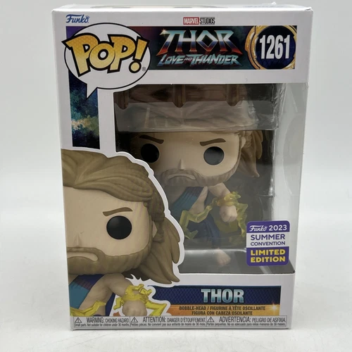 Funko Pop Thor 1261 Marvel Love and Thunder Summer Convention Exclusive Figure