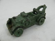 Antique AC Williams Hubley Arcade? 4" Cast Iron Wrecker Tow Truck Read!