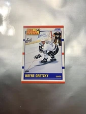 Wayne Gretzky Center 1990 Record Setters Score Hockey Card #347 "Blue Dot Error"