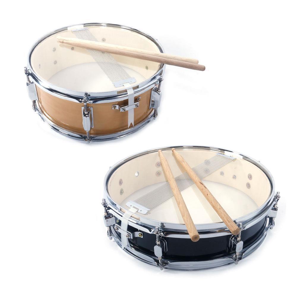 New Snare Drum 20-Strand Snare Wire Acoustic Single Drums Wood/Black