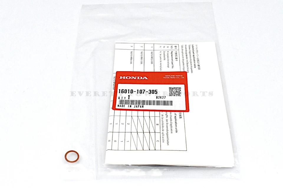 Juego de juntas de carburador CB100 125 SL100 350 CL100 TL250 TLR200 genuino Honda #L209 Foto 4 de 4