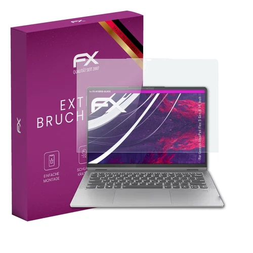 atFoliX Displayfolie für Lenovo IdeaPad Flex 5 Gen 8 14 Inch 9H Schutzpanzer