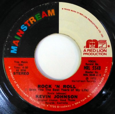 KEVIN JOHNSON 45 Rock 'n Roll/There's Nothing... MAINSTREAM folk rock NM ct2137