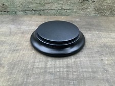 HOLZSOCKEL RUND - BUCHE/SCHWARZ -FÜR FLUGZEUGMODELLE AUTO FIGUREN MINIATUREN