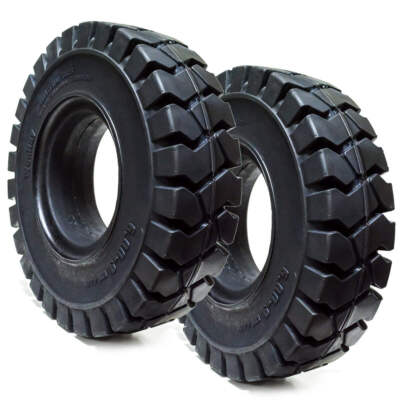 2PK 6.00-9 Tires Solid Solver Forklift Tire 6.00/9 Flat Proof 6009