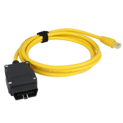 1pc For BMW F ESYS ENET OBD Ethernet Interface Cable Coding Diagnostics RJ45 ABS