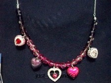 SWAROVSKI CRYSTAL STARLET HEARTS PENDANT NECKLACE 1160545 BNIB