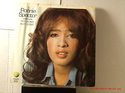 RONNIE SPECTOR -(45 W/ PIC. SLEEVE)- TRY SOME BUY SOME / TANDOORI CHICKEN - 1971