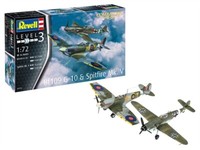 Combat Set: Bf109G-10 & Spitfire Mk.V 1:72 Kunststoff Modell Kit Revell