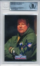1992 -Mike Holmgren- Beckett BAS Pro Line Signed/Autograph/Auto Rookie Card #392
