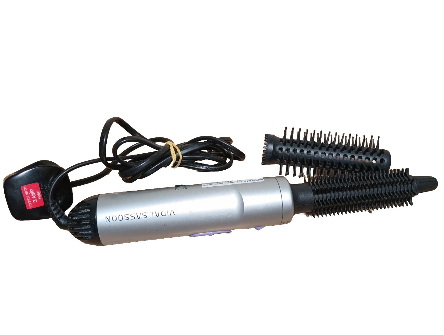 Vidal Sassoon Hot Air Styler 200W Hair Curler Brush VS Hair Styler 19mm