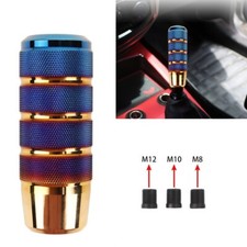 Universal Aluminum Burnt Blue Gold Manual Gear Stick Shift Knob Shifter Lever Hd