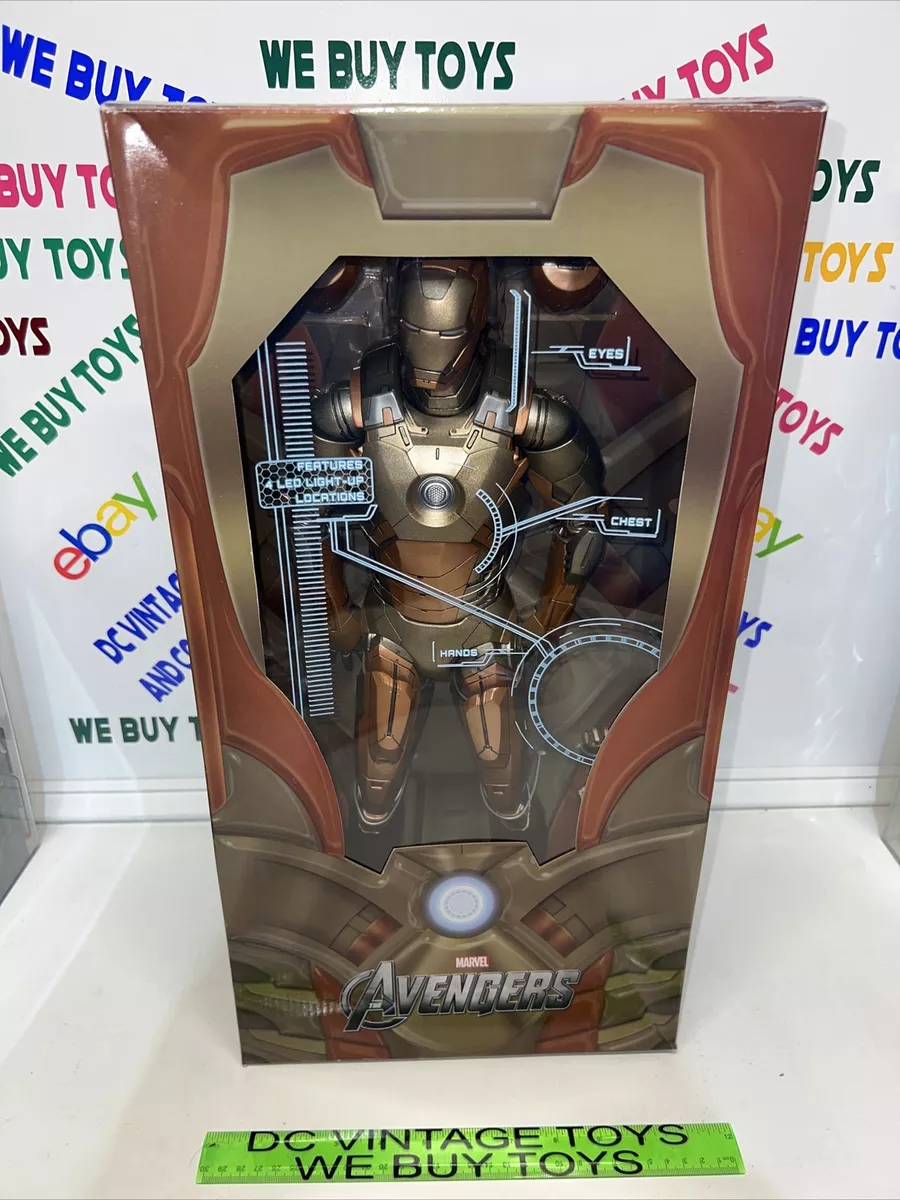 NECA Iron Man Midas Gold Armor Mark XXI 1/4 Scale, Marvel Action Figure, 18