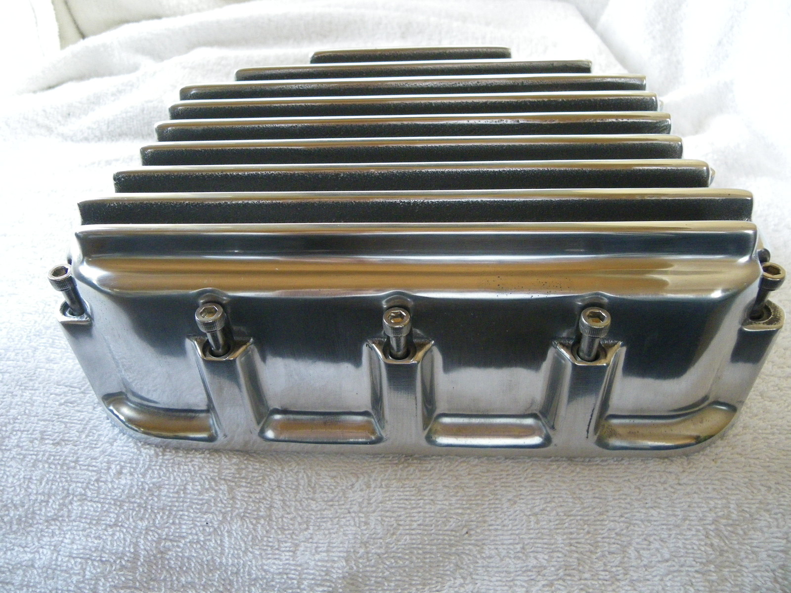 Panhead Rocker Covers CUSTOM CYCLE Finned DISHPAN "polished" or "as