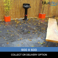 Black Slate Paving Patio Slabs 900 x 600 | £49.57/m2 | £33.00 collect | Sample
