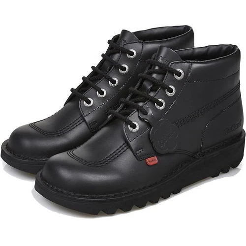Kickers Classic Kick Hi M Mens Boots Black Leather Ankle Shoes