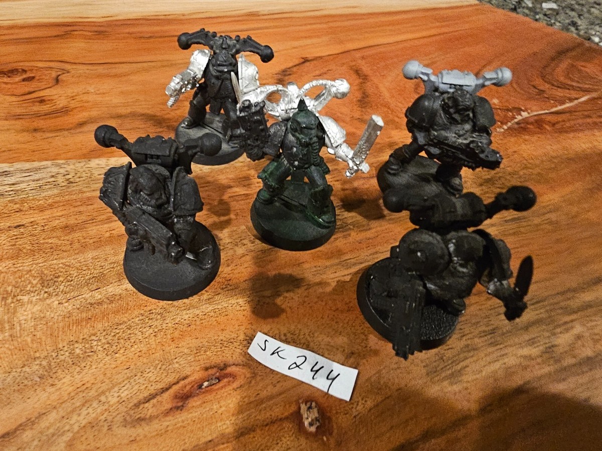 Warhammer 40k 40,000 Death Guard Plague Marines METAL OOP x5 SK244