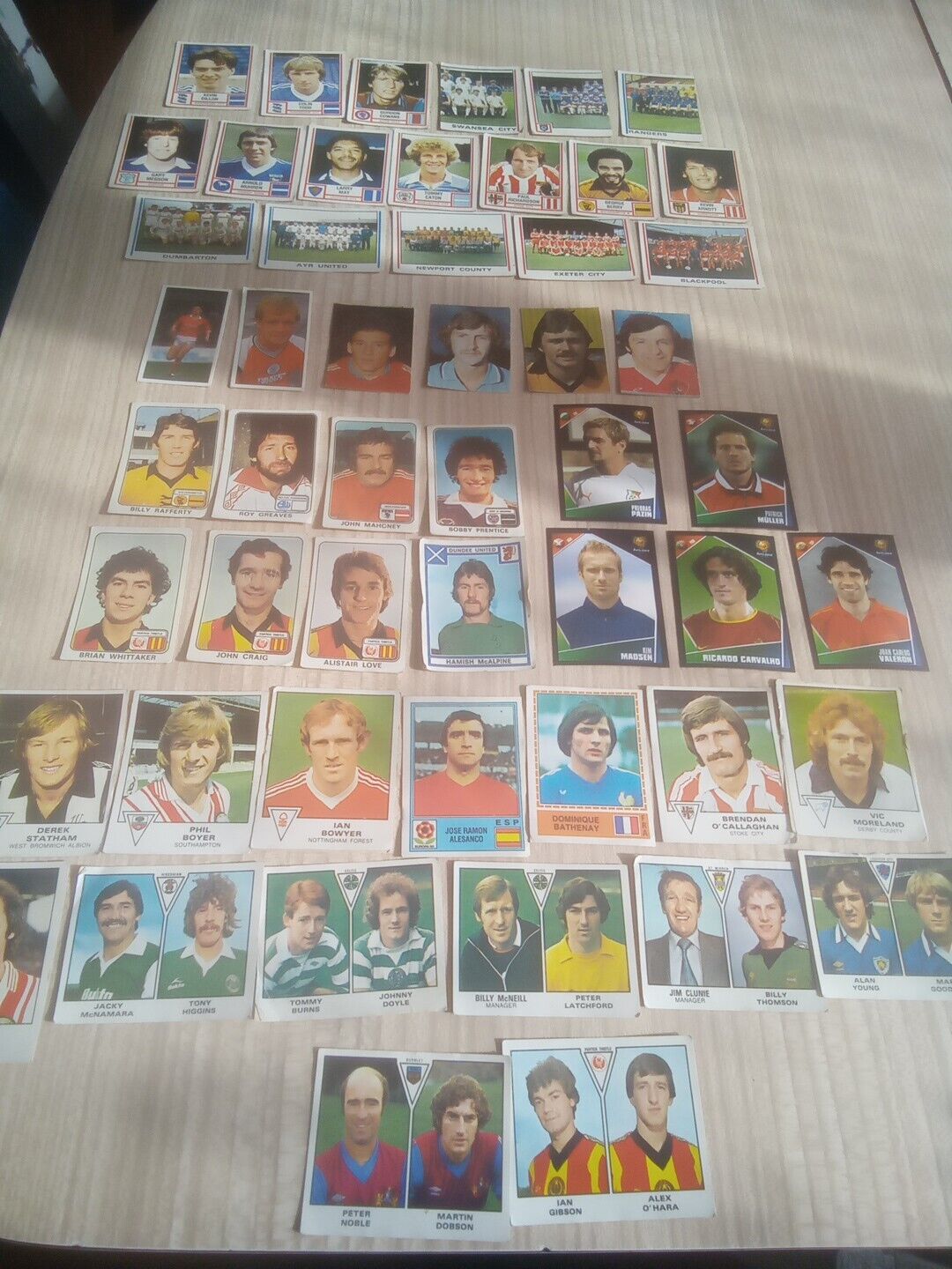 Panini/ Football Special 78/79/80/81 -  52 In Total 