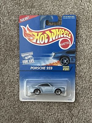 ホットウィール　959 HOT WHEELS VHTF 1996 BLUE CARD SERIES PORSCHE 959 #591 | eBay