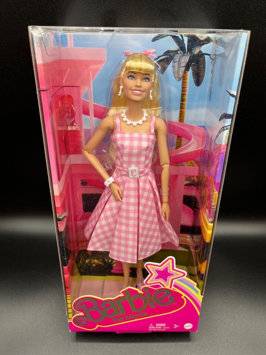 Barbie The Movie Doll Margot Robbie as Barbie in Pink Gingham
