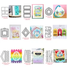 Tags Frame Metal Cutting Dies Die Cuts Stencils Embossing Scrapbook Card Crafts