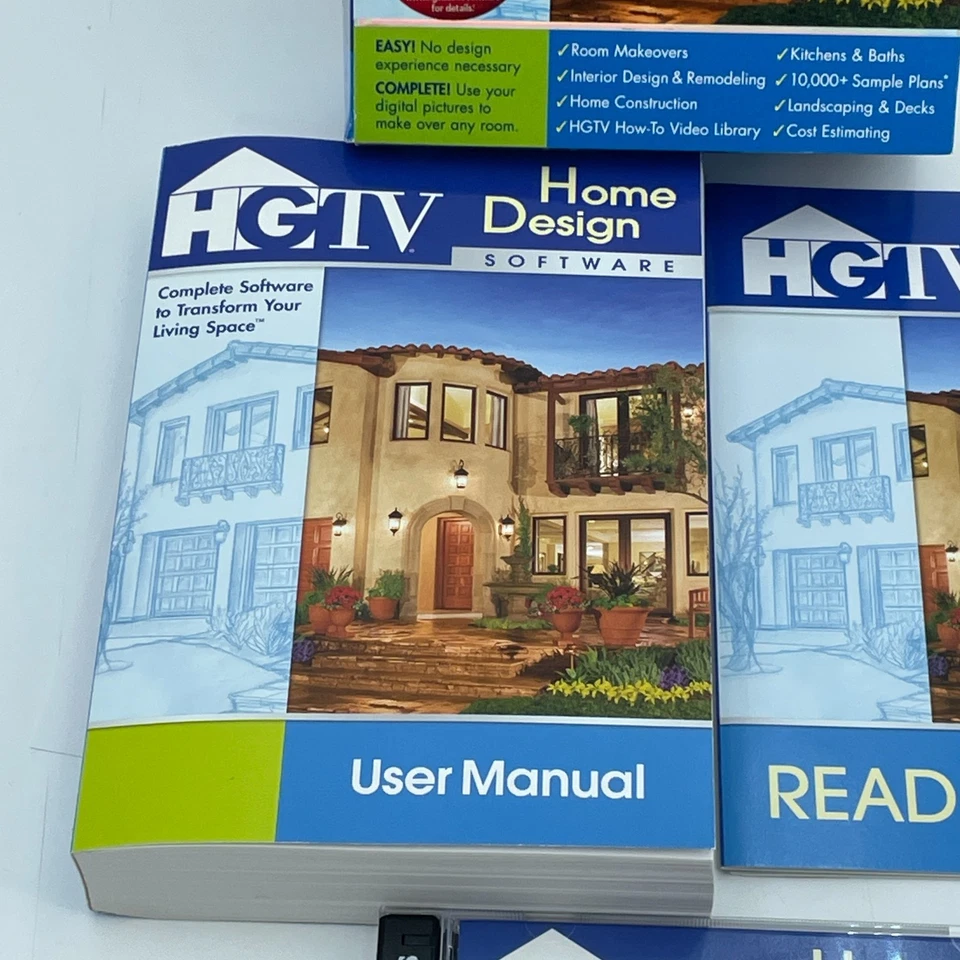 HGTV Hogar y Paisaje Platino Suite Software 2 Discos Caja Manuales Juego Completo Foto 3 de 4