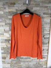 Kettlewell women’s size M orange v neck long sleeve top blouse