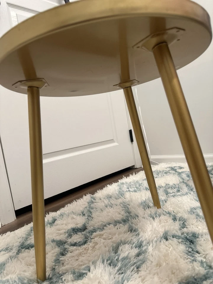 Mesa auxiliar/extremo epoxi nueva, única en su clase, hecha a medida Foto 4 de 4