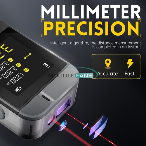 FNIRSI IR40 Smart Laser Telemetro 40M Area Misurazione Volume Tester Misuratore APP - Foto 5 di 14