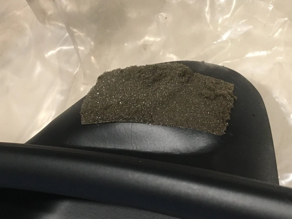 1994-1997 Ford Mustang Black LH Door Panel Insert Manual Window F4ZZ-14527-A - Image 4 of 4