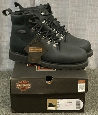 NEW HARLEY DAVIDSON D96248 SIZE 11.5 MEN'S DENWAY 5'' WP BLK MOTORCYCLE BOOTS