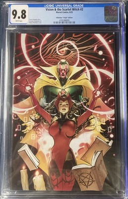 Vision & Scarlet Witch #2  CGC 9.8 Villalobos 1:100 Virgin Variant Marvel 2025