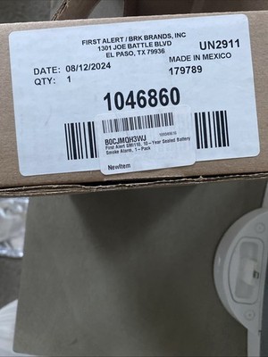 First Alert BRK SMI110 Smoke Alarm