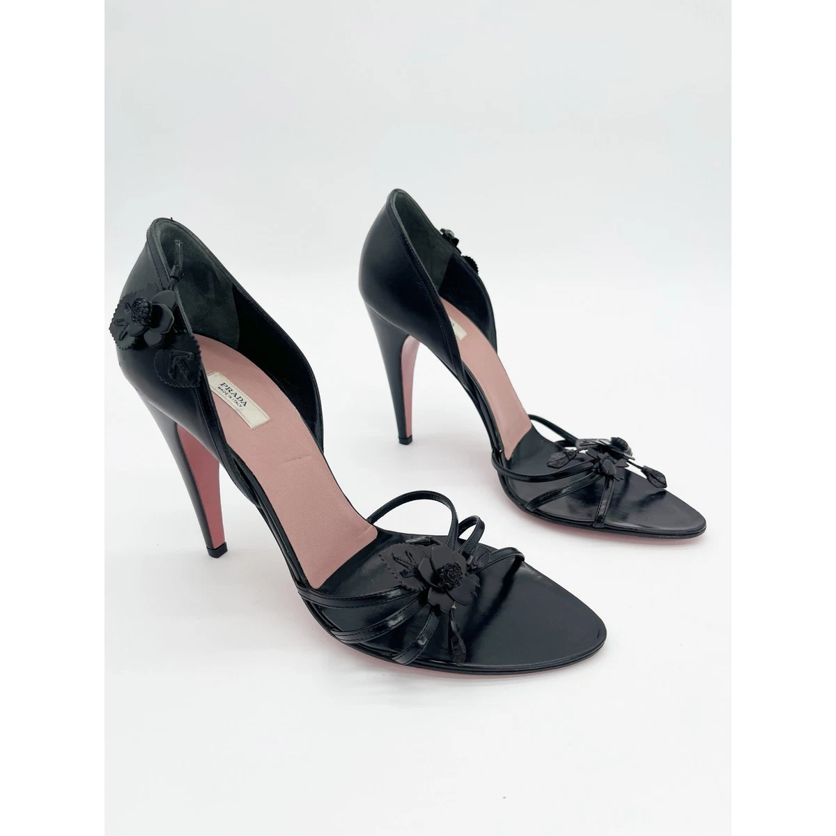 PRADA Black Straps Heels for Women for sale | eBay