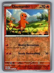 Charmander 004/165 Reverse Holo Scarlet & Violet 151