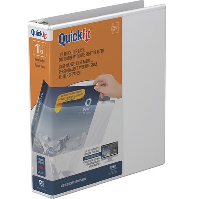 QuickFit Deluxe Heavy Duty 1.5 View Binder 97120